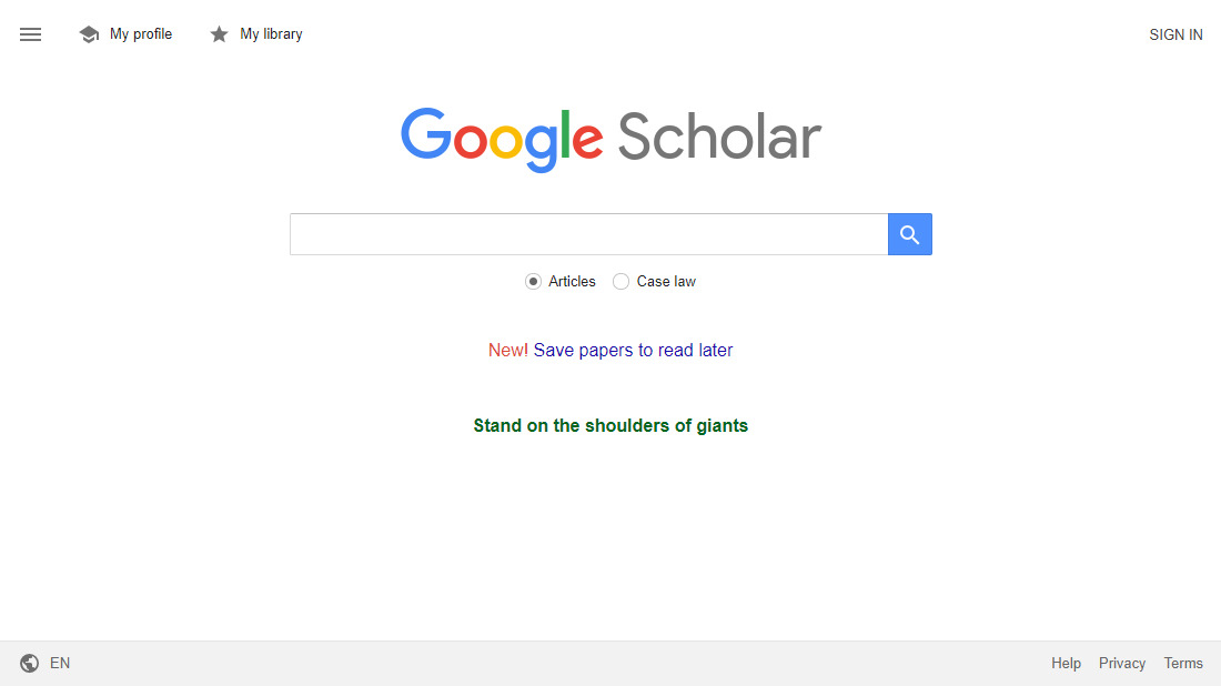 Google Scholar.